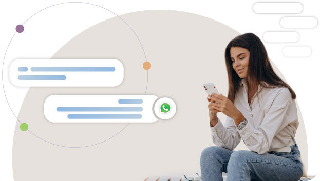 Engage with your customers via WhatsApp channel and present a seamless experience.